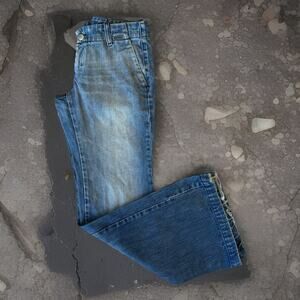 Diesel Flare Jeans Women's 28 Blue Y2K Glam Boho Party New York Bell Bottoms
